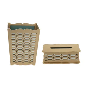 ست سطل و جای دستمال کاغذی مدل 191