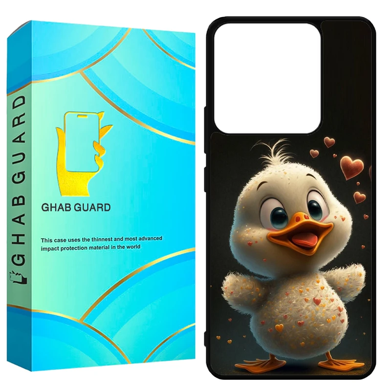 کاور قاب گارد طرح جوجه اردک مدل GN144 مناسب برای گوشی موبایل شیائومی Redmi Note 14 4G