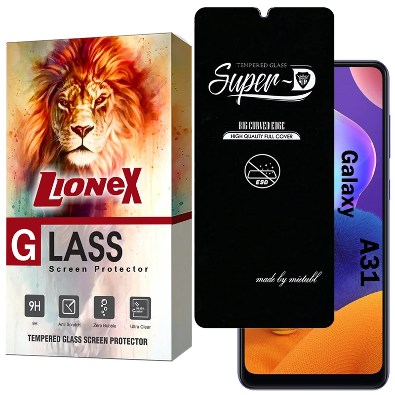 محافظ صفحه نمایش لایونکس مدل SUPERDNL مناسب برای گوشی موبایل سامسونگ Galaxy A31