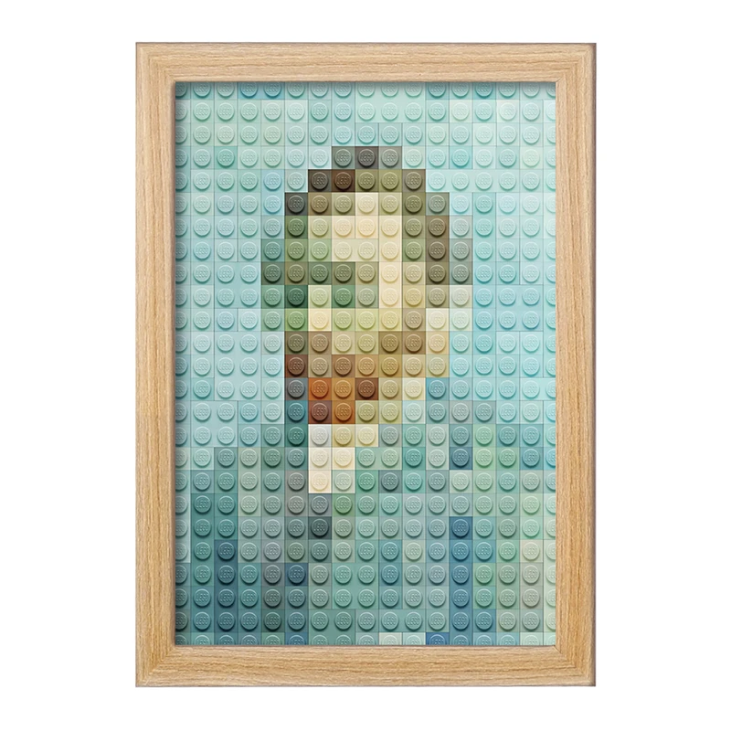 تابلو خندالو مدل لگو ونسان ونگوگ کد F1814