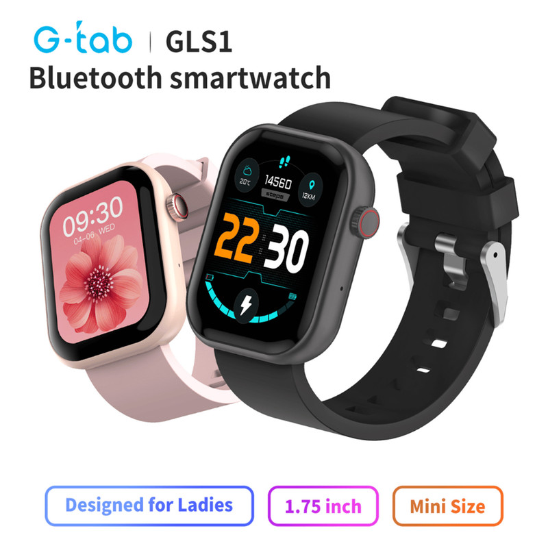 ساعت هوشمند 38 میلی متر جی تب مدل GLS1 با بند سیلیکونی