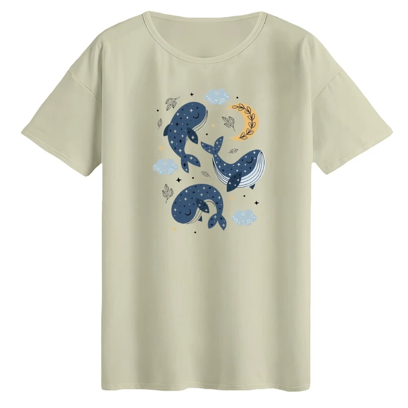 تی‌شرت لانگ آستین کوتاه زنانه مدل وال کارتونی