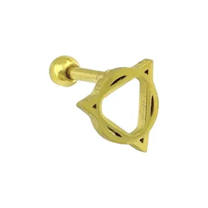 پیرسینگ گوش زنانه مدل مثلث و دایره کد P4310