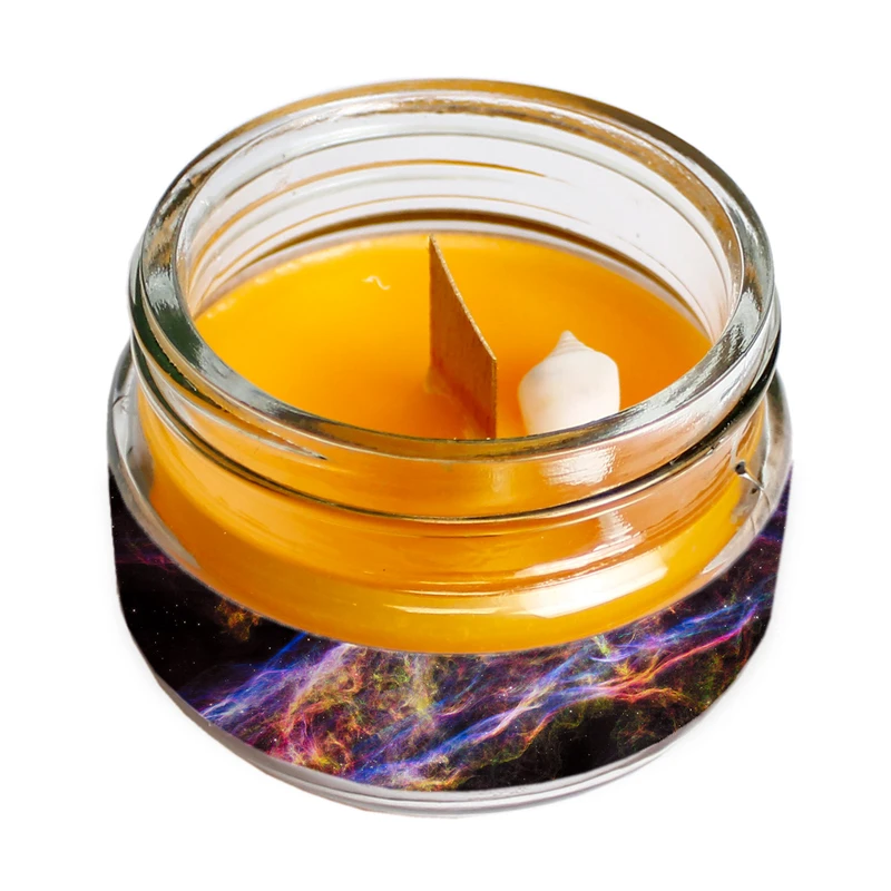 شمع لیوانی طرح کهکشان مدل DarlyC337