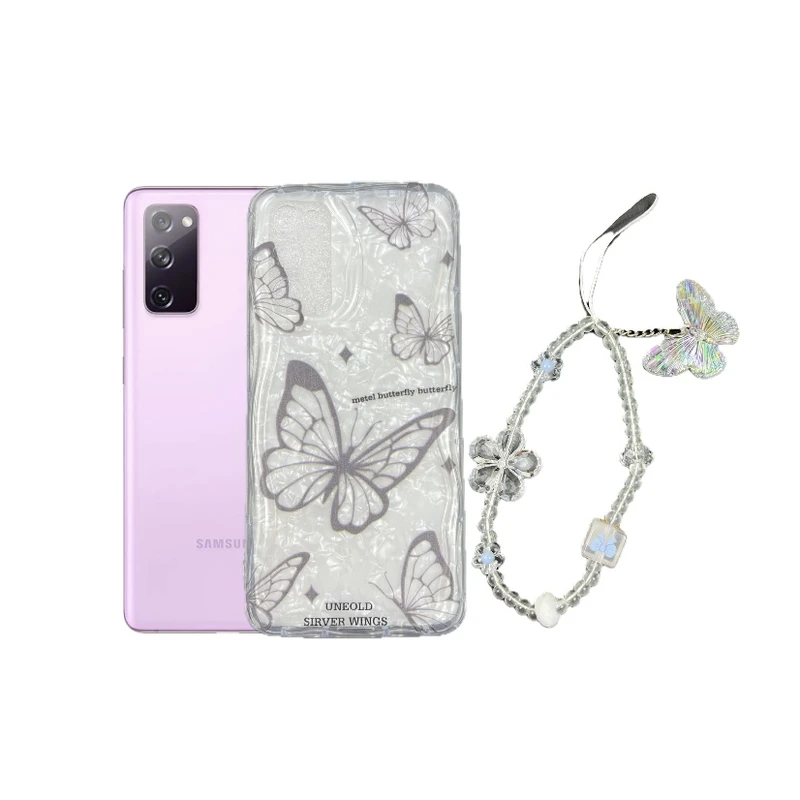 کاور طرح پروانه صدفی مناسب برای گوشی موبایل سامسونگ Galaxy S20 FE