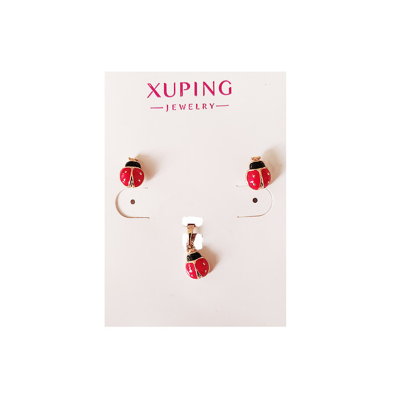 نیم ست دخترانه ژوپینگ مدل کفش دوزک