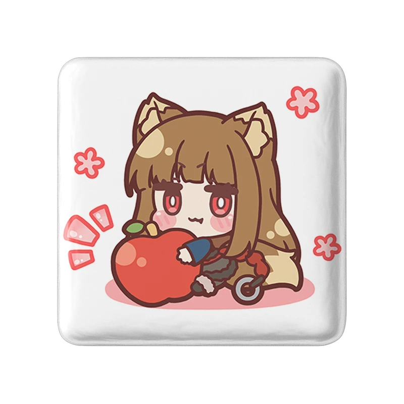 مگنت خندالو طرح هولو انیمه ادویه و گرگ مدل مربعی کد 36166