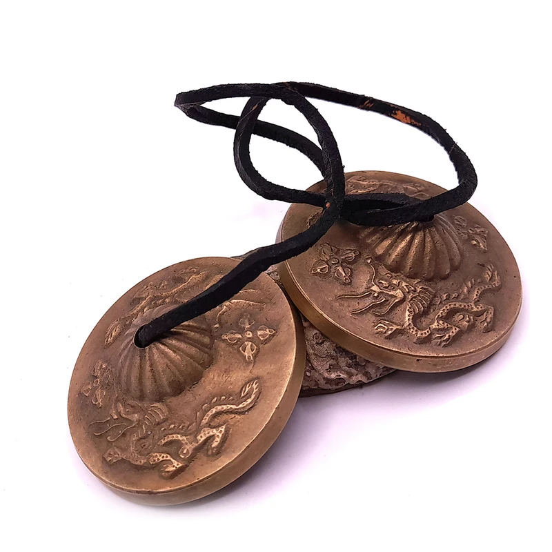 عکس شماره 2 : سنج تینگشا برنزی ناماسته مدل دراگون 7