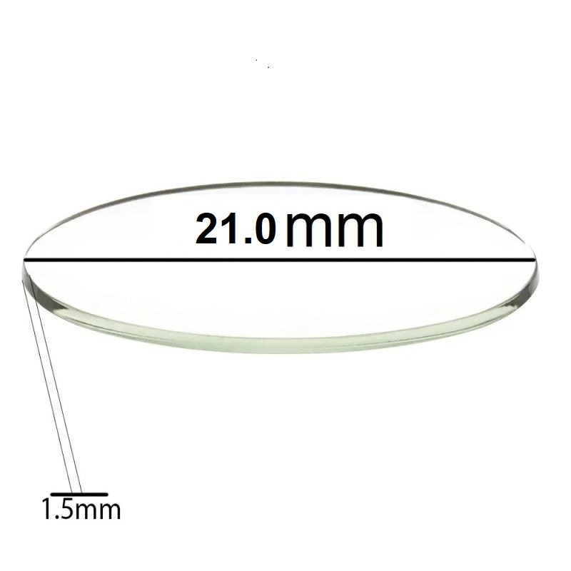 شیشه ساعت مچی مدل 21.0 mm