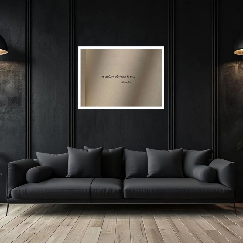 تابلو بکلیت طرح دکوری هنری و مدرن و متن و جمله مدل W-bu5445