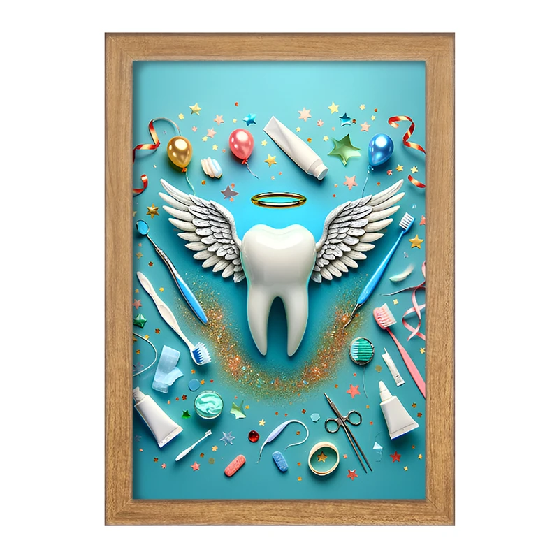 تابلو خندالو مدل دندان و دندان پزشکی کودکانه کد F9820