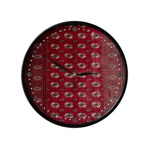 ساعت دیواری مدوپد طرح فرش ترکمان مدل C-Torkaman03