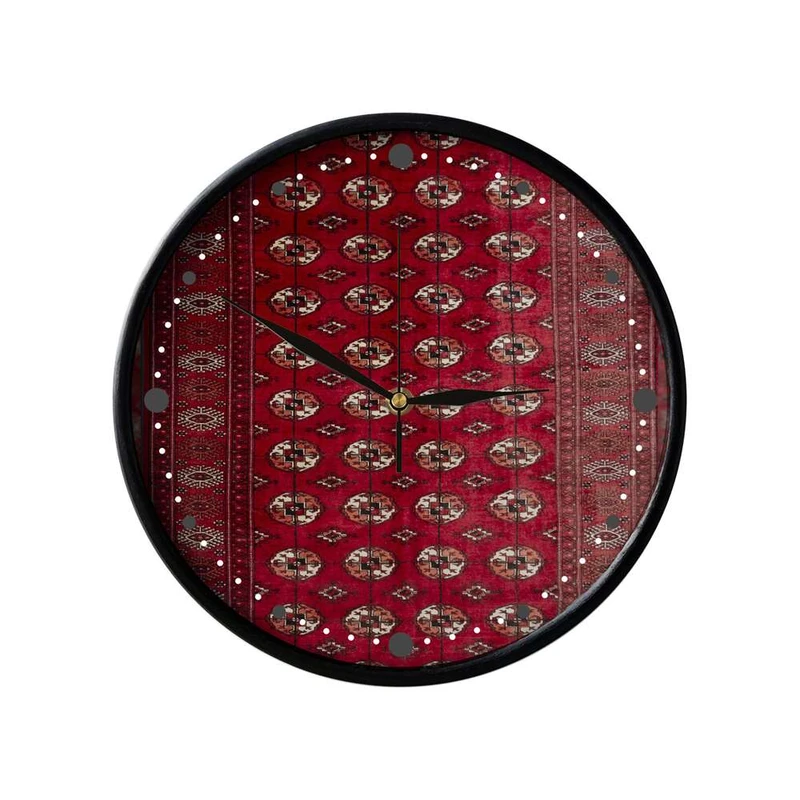 ساعت دیواری مدوپد طرح فرش ترکمان مدل C-Torkaman03