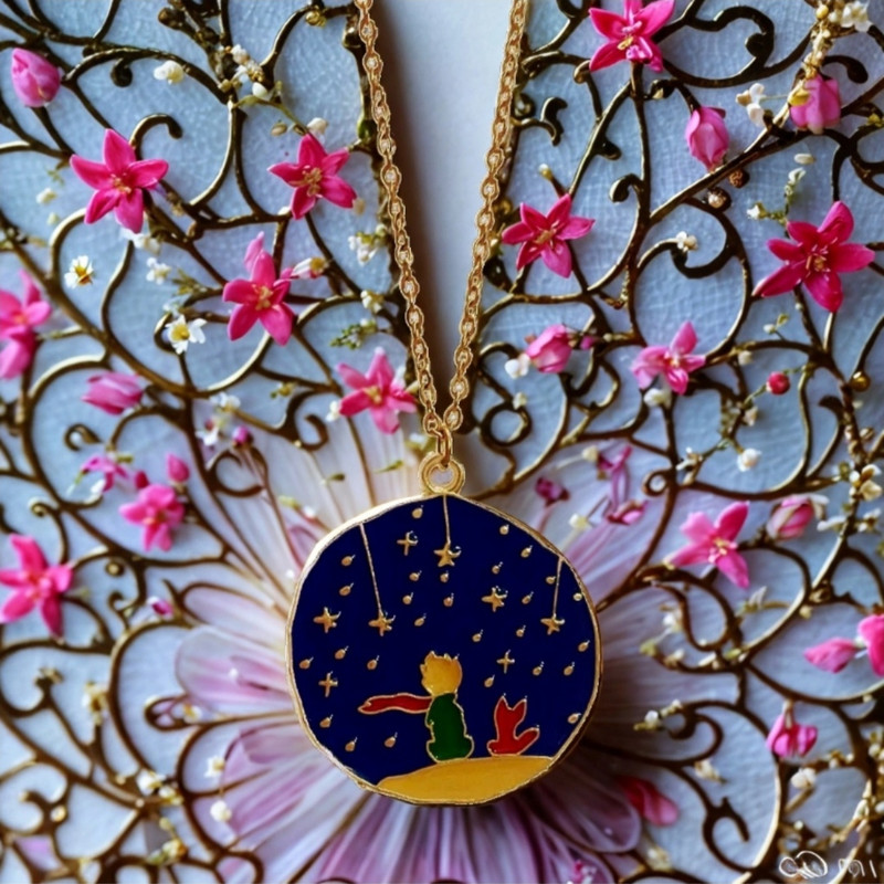 گردنبند زنانه مدل شازده کوچولو گردنبند زنانه مدل شازده کوچولو