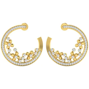 گوشواره نقره زنانه ژابیز کد 069