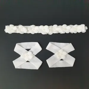ست هدبند و پابند نوزادی کد 02