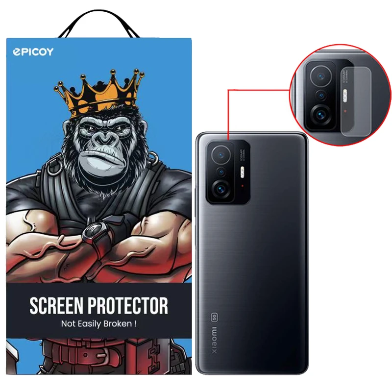 محافظ لنز دوربین اپیکوی مدل 3D-Crystal مناسب برای گوشی موبایل شیائومی Mi 11T/Mi 11T Pro