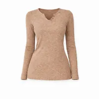 بلوز آستین بلند یقه گرد زنانه مدل 547