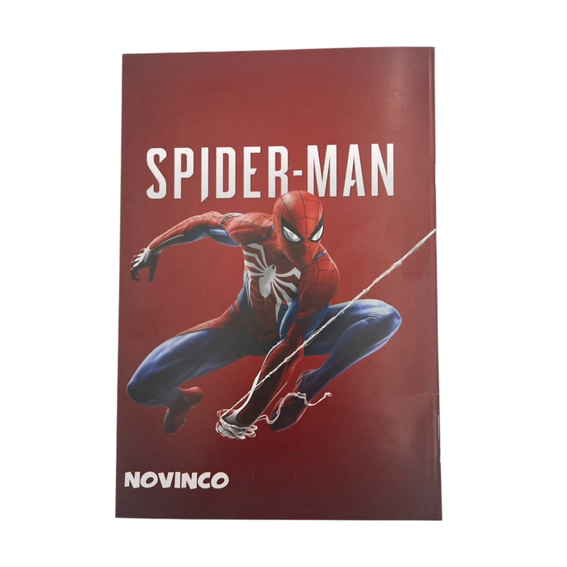 دفتر مشق 60 برگ نوین کو مدل مرد عنکبوتی