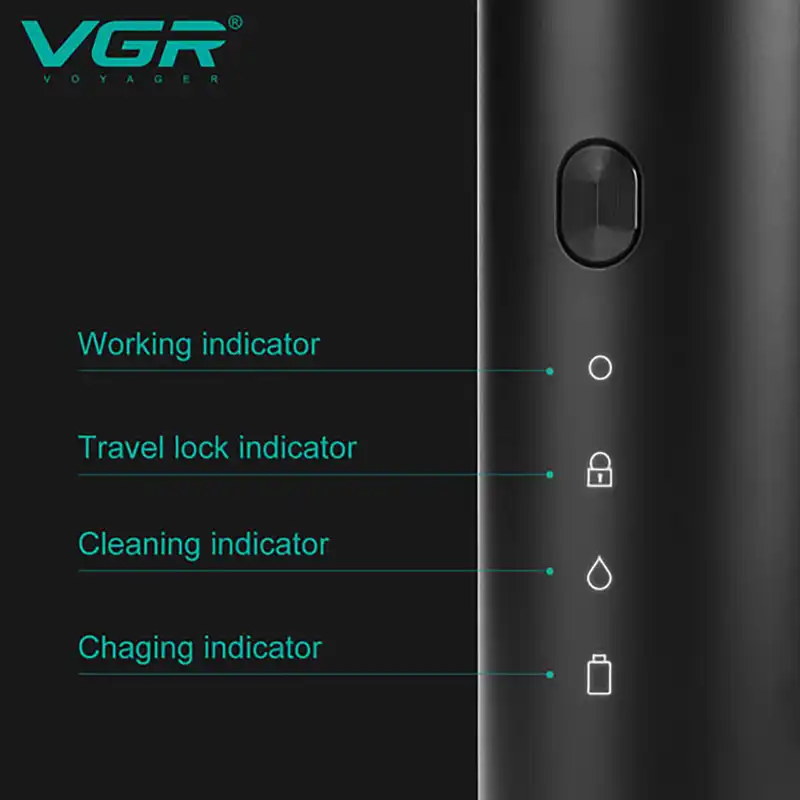 ماشین اصلاح موی صورت وی جی ار مدل V-380