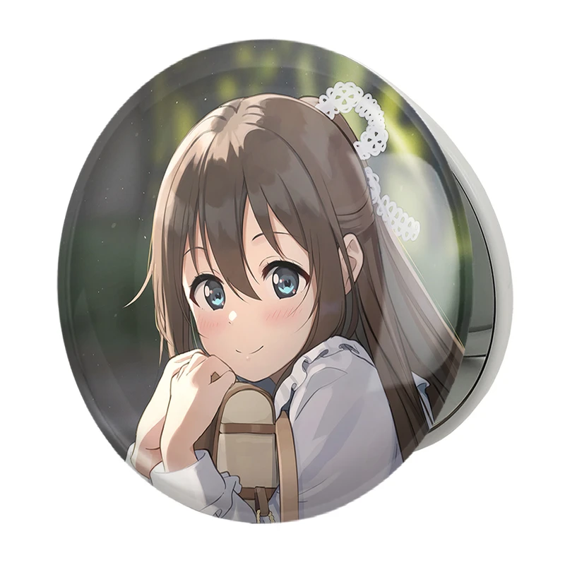 آینه جیبی خندالو طرح شیزوکو انیمه مادوکا مجیکا Madoka Magica مدل تاشو کد 18412 