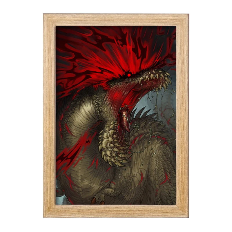 تابلو خندالو مدل بازی شکارچی هیولا (Monster Hunter) کد 33248