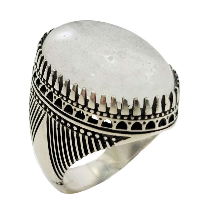 انگشتر نقره مردانه مدل در نجف کد 4464999