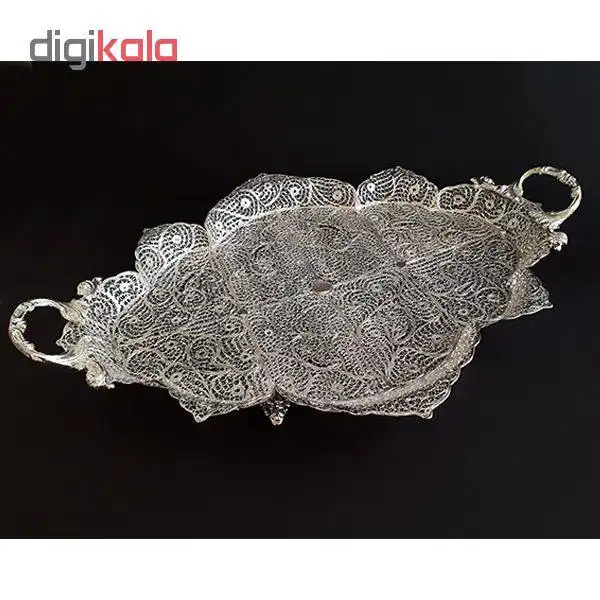 سینی ملیله کاری مدل 8 کد BZI