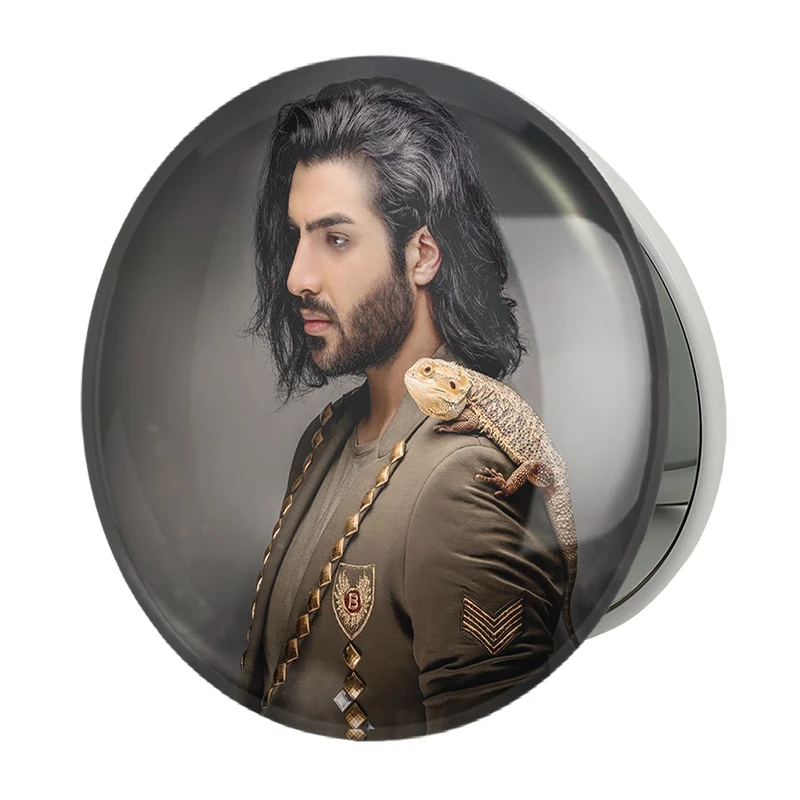 آینه جیبی خندالو طرح رهام هادیان ماکان بند مدل تاشو کد 2547 