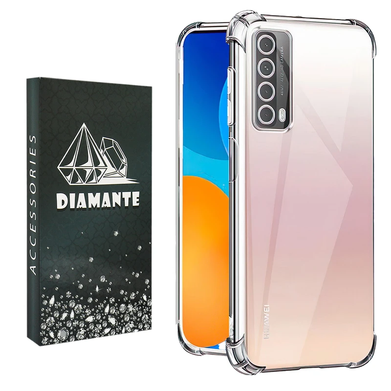کاور دیامانته مدل Bianco Navy مناسب برای گوشی موبایل هوآوی P Smart 2021