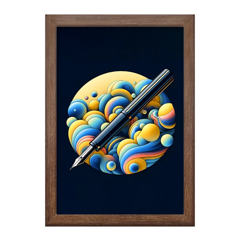 تابلو خندالو طرح روانویس کد F3627