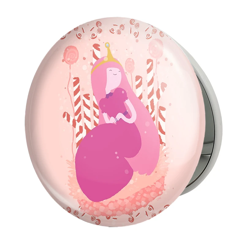 آینه جیبی خندالو طرح پرنسس بابل گام وقت ماجراجویی Adventure Time مدل تاشو کد 20813 