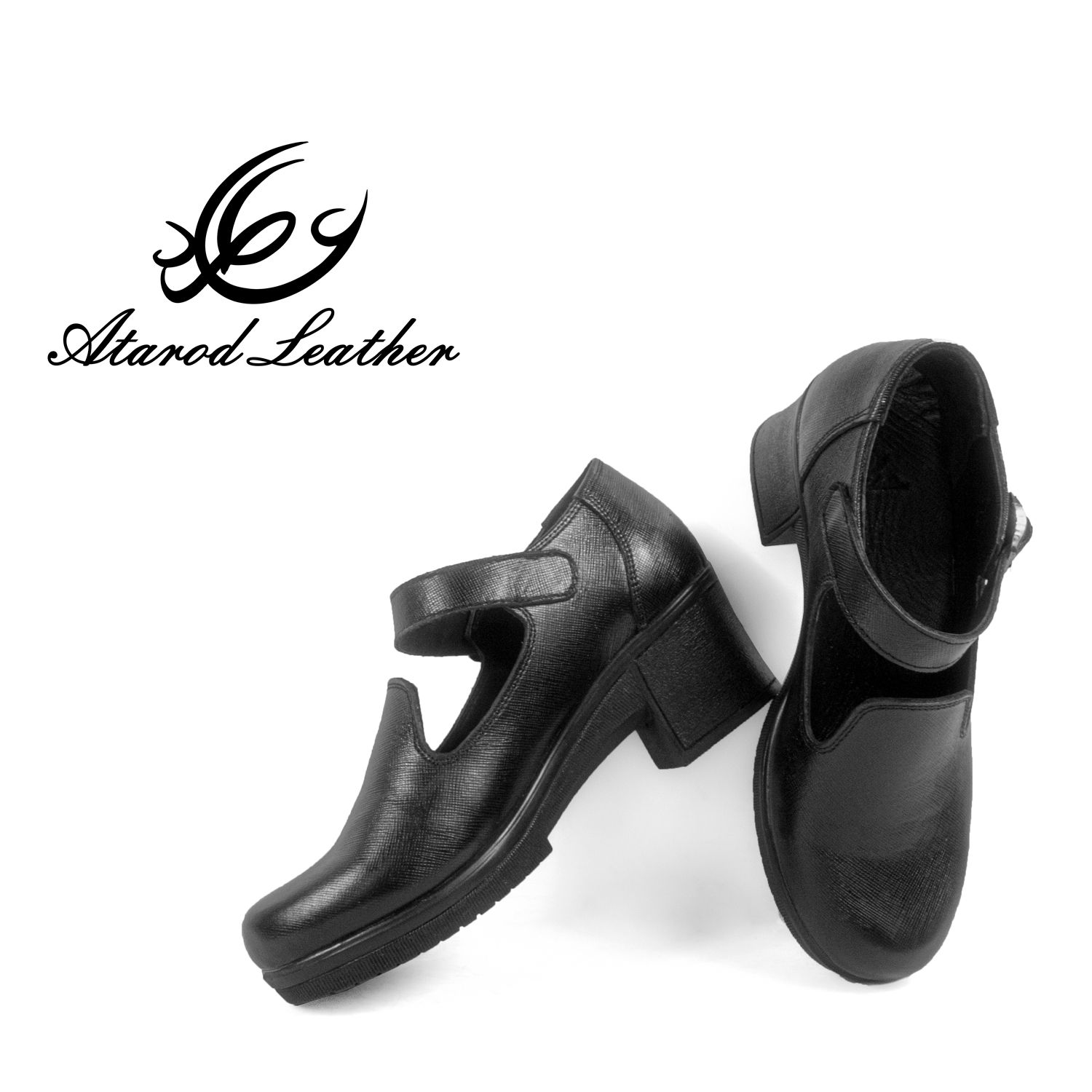 کفش زنانه چرم عطارد مدل چرم طبیعی کد SH260 - - 4