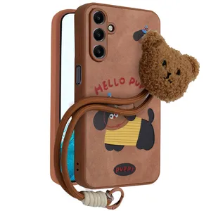 Cuddle Grip Case For Samsung Galaxy A15 With Strap