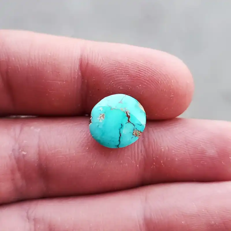 نگین فیروزه مدل اصل نیشابور کد  NC-323