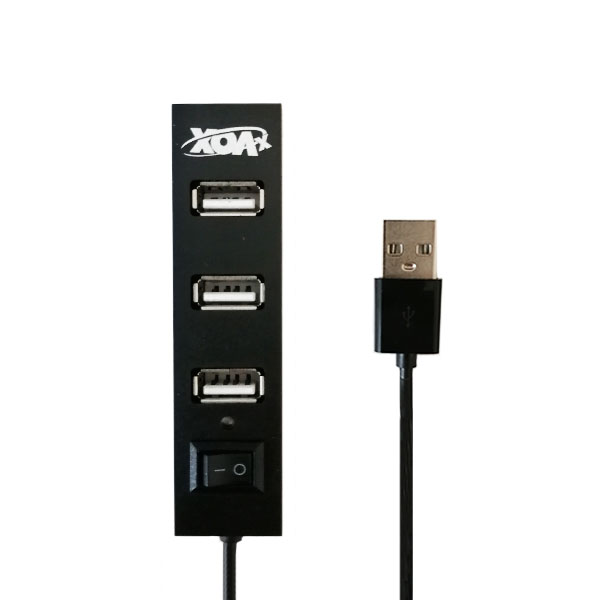 هاب 4 پورت USB2.0 اکس وکس مدل x-804