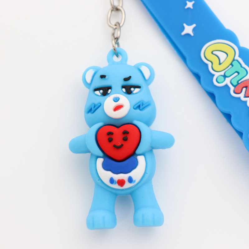 جاکلیدی دخترانه مدل سیلیکونی خرس های مهربان کد 806