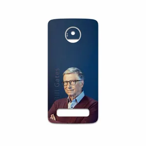 MAHOOT Bill Gates Cover Sticker for Motorola Moto Z