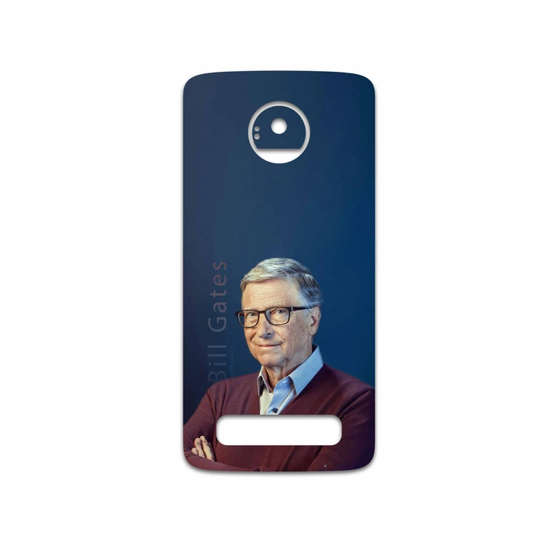 برچسب پوششی ماهوت مدل Bill Gates مناسب برای گوشی موبایل موتورولا Moto Z