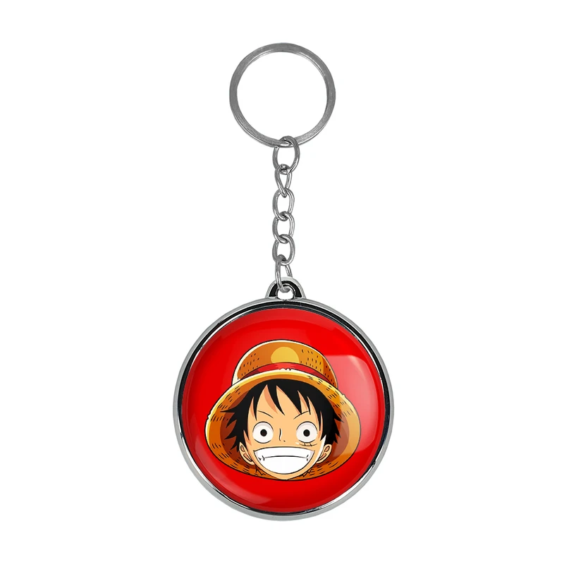 جاکلیدی خندالو طرح لوفی انیمه وان پیس One Piece مدل دوطرفه کد 1053510534