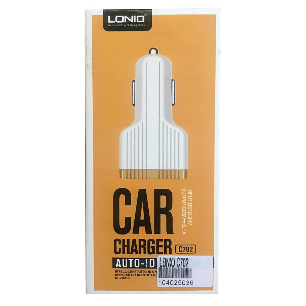 شارژر فندکی الدینیو مدل c702