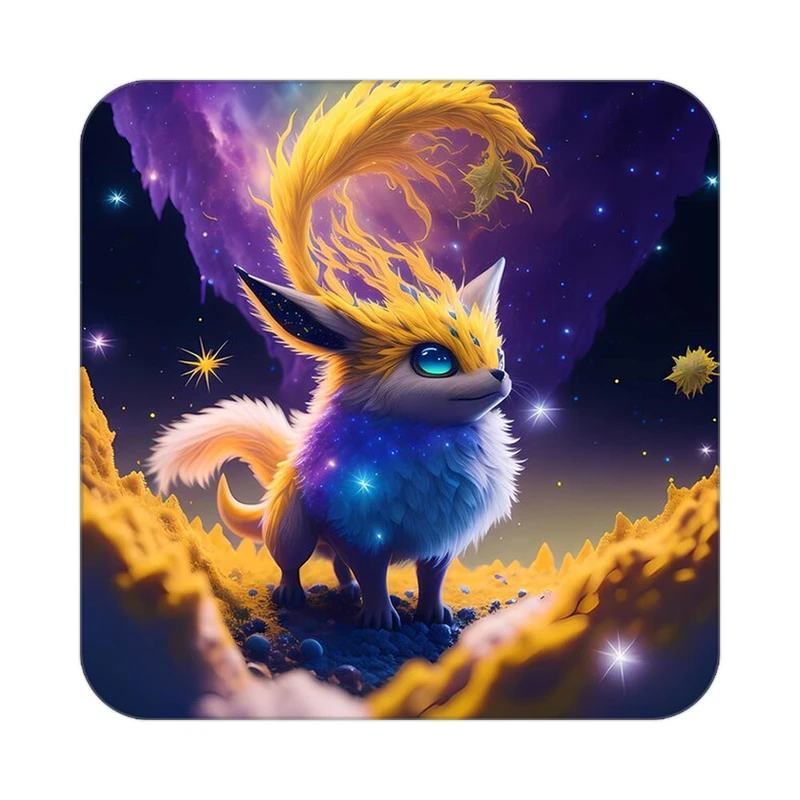 زیر لیوانی کاکتی طرح حیوانات رنگی مدل mp26605