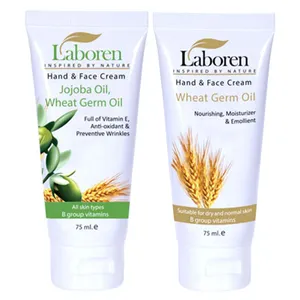 مجموعه کرم مرطوب کننده لابورن مدل Wheat & Jojoba مجموعه 2 عددی