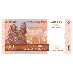اسکناس تزیینی مدل ماداگاسکار 500 آریاری