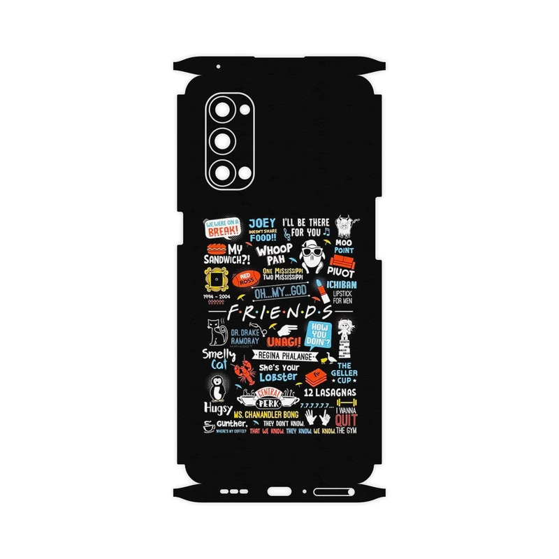 برچسب پوششی ماهوت مدل Friends 2-FullSkin مناسب برای گوشی موبایل اپو Reno4 Pro 5G