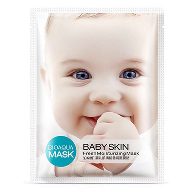 ماسک صورت بایو آکوا مدل BABY SKIN FRESH MOISTURIZING  وزن 30 گرم