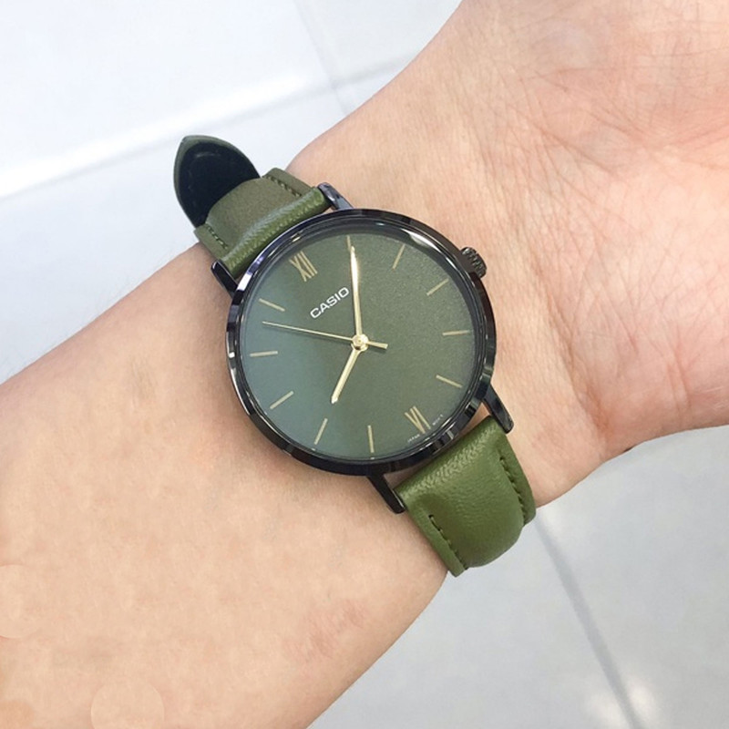 ساعت مچی عقربه ای زنانه کاسیو مدل LTP-VT02BL-3AUDF ساعت مچی عقربه ای زنانه کاسیو مدل LTP-VT02BL-3AUDF