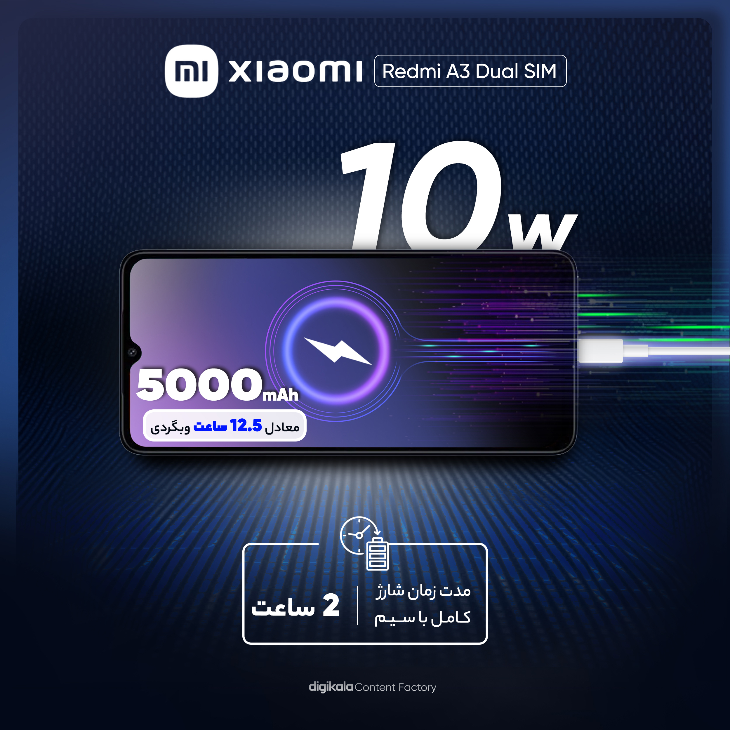 قیمت و خرید گوشی موبایل شیائومی مدل Redmi A3 دو سیم کارت قیمت و خرید گوشی موبایل شیائومی مدل Redmi A3 دو سیم کارت