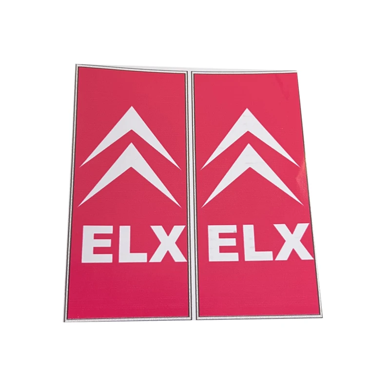 برچسب پلاک خودرو قطعه سازان کبیر مدل CHS-ELXPIN-1084 بسته 2 عددی