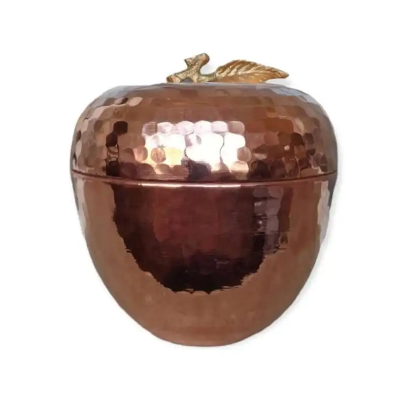 قندان مسی مدل سیب کد B